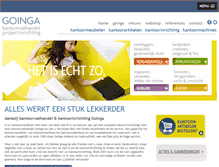 Tablet Screenshot of goinga.nl